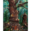 5D DIY Full Drill Diamond Painting Cross Stitch Embroidery Kit (Retro Tree)