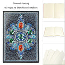 DIY Mandala Special Shaped Diamond Painting 50 Pages Notepad A5 Sketchbook