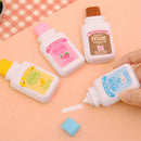 Milk Bottle Roller White Out School Office Study Stationery Correction Tape Gw