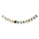 1 Set Cartoon   Happy Birthday Banner   Party Hanging Paper Flags OZ