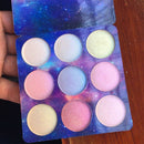 CmaaDU 9 Colors Glitter Highlight Eyeshadow Powder Palette Shimmer & Shine