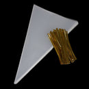 100X clear cone shape cellophane bags candy popcorn flower packing bag weddingM&