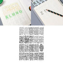 20Pcs Letter Stencils for Painting on Wood Alphabet Stencils Template Art Craft