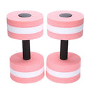 2 Pc Fitness Swimming Eva Floating Dumbbell Water Aerobics Aquatic Barbell