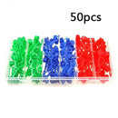 50pcs Grease Nipples Protection Cap Lubrication Nipple Dust Cap Red