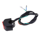 12V 2 Wires Motorcycle Handlebar On/Off Button Switch for LED Headlight Fog Lamp