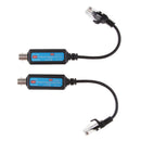 Plastic ABS Video Balun Passive Video Balun IP Over Coaxial Extender Black