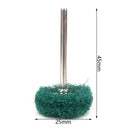 50Pcs Scouring Pad Grinding Head Set Nylon Grinding Head with Handle Polish