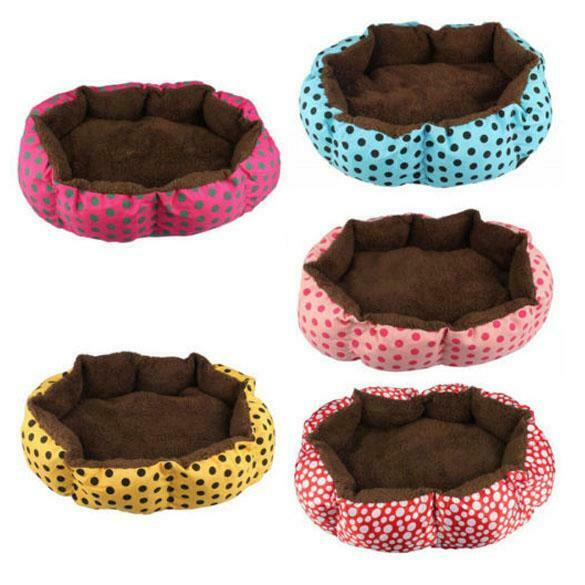 Soft Flannel Pet Dog Puppy Cat Warm Bed House Plush Cozy Nest Mat Pad