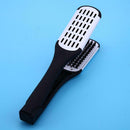 Plywood Bristles Comb Straightener Electric Heat Brush Hair Straightener