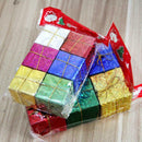 6pcs Christmas Ornaments Accessories Color Pendant Bubble Small Gift Pack