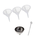 Combo Mini Funnel Kit For Filling Cremation Jewelry Urns and Keepsakes 4pcs