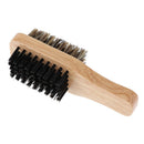 3x Male Men Boar Bristle Beard Mustache Brush w/ Handle Face Hair Shaving