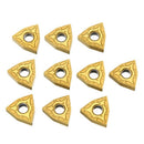 10Pcs/Set New Wnmg080404 Carbide Inserts Blades For Lathe Turning Tool Turn