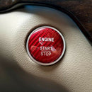 Carbon Engine Start Button Cover Cap Trim For Benz New C GLC C200l GLE GLS CLA