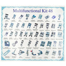 Professional 48pcs Sewing Machine Presser Feet Set for Brother, Babylock, S
