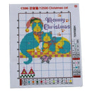 Printed 2 Christmas black cat cross stitch 11CT DIY needle wedding Christma
