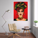 Girl 5D DIY Full Round Drill Diamond Painting Mosaic Beadwork Craft (FH339)