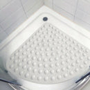 Corner Shower Mat Sector Rubber Anti-Slip Quadrant Bath Mat Anti-Bacterial