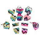 5Set Popular Summer Beach Siamese One-piece Swimsuit Swimwear Bikini Bathing