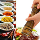 Pepper Grinder Pepper Mill Solid wood with strong adjustable ceramic grinde F1T9
