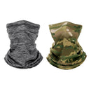 2pcs Balaclava Soft Headscarf Ski Biking Neck Warmer Helmet Liner Headband