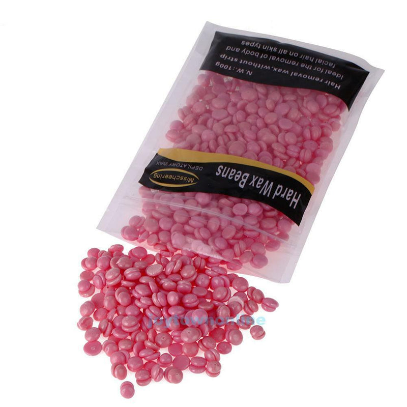 100g Depilatory Hot Film Hard Wax Beans Pellet Waxing Bikini Hair Removal Bean