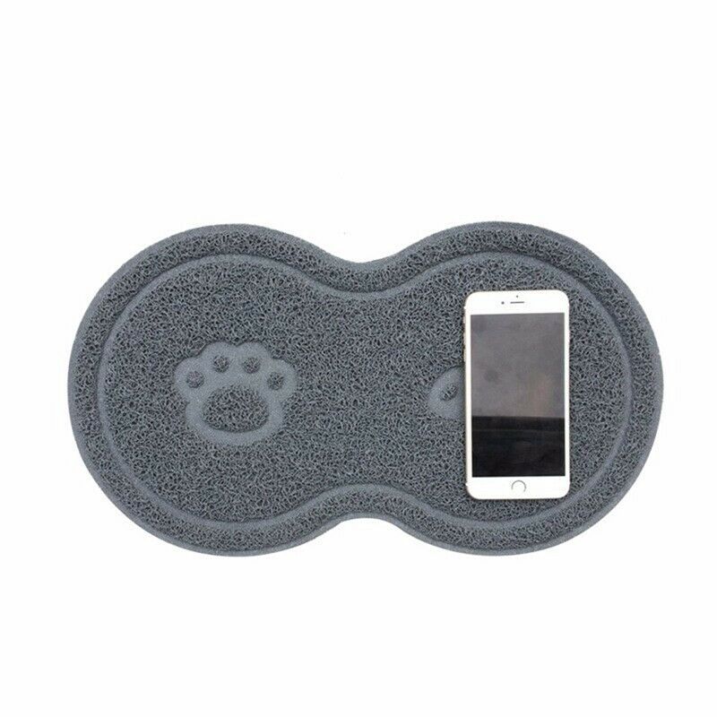 Pet Dog Puppy Cat Feeding Mat Pad Cute PVC Bed Dish Bowl Food Water Feed Pl I3Y1