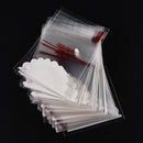 Wholesale 100ps white lace Self Adhesive Lots DIY Jewelry Seal Plastic Bags TO S