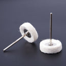 25mm x 3mm Grinding Electric Drilling Machine Polishing Pad Felt Polish Bei L2A2