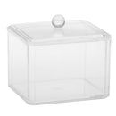 Acrylic Makeup Holder Cotton Pads Storage Box Cosmetic Case Organizer 9.5CM