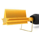 Heating High Heat  Hot Comb Portable Flat Brush for Afro Hair AU Golden