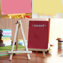 50 Pcs Mini Wooden Table Easel Desktop Name Card Picture Stand Display Ease