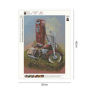 5D DIY Full Drill Diamond Painting Motorcycle Cross Stitch Embroidery Kit