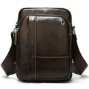 Leather Men Messenger Bags Male Shoulder Crossbody Bags Handbag Headphone M