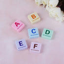 6pcs alphabet rubber pencil eraser set stationery novelty children party gift FT