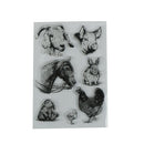 animals horse rabbit and duck scrapbooking album card decor diary diy craft BX