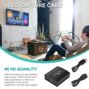 USB To HDMI Live Streaming Video Capture Card High Speed 1080P 60fps Conference