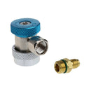 2Pcs Car Auto Freon R134A H/L Quick Coupler Adapters Air Conditioning Refri U4K3