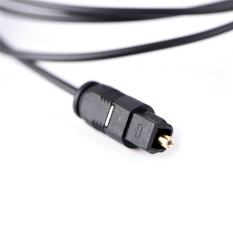 Black Audio Cable Toslink Plug To Mini-Toslink Optical 3.5mm Jack 1m KH P ES