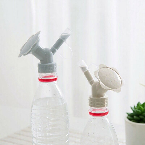 2 In 1 Plastic Sprinkler Irrigation Nozzle For Flower Watering Bottle Water