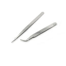2pcs Stainless Steel Tweezers Tool DIY Precision Electric tweezers Repair T T Nw