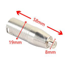 2pcs Metal XLR 3 Pin Male to RCA Female Audio Jack Adapter Plug Connector