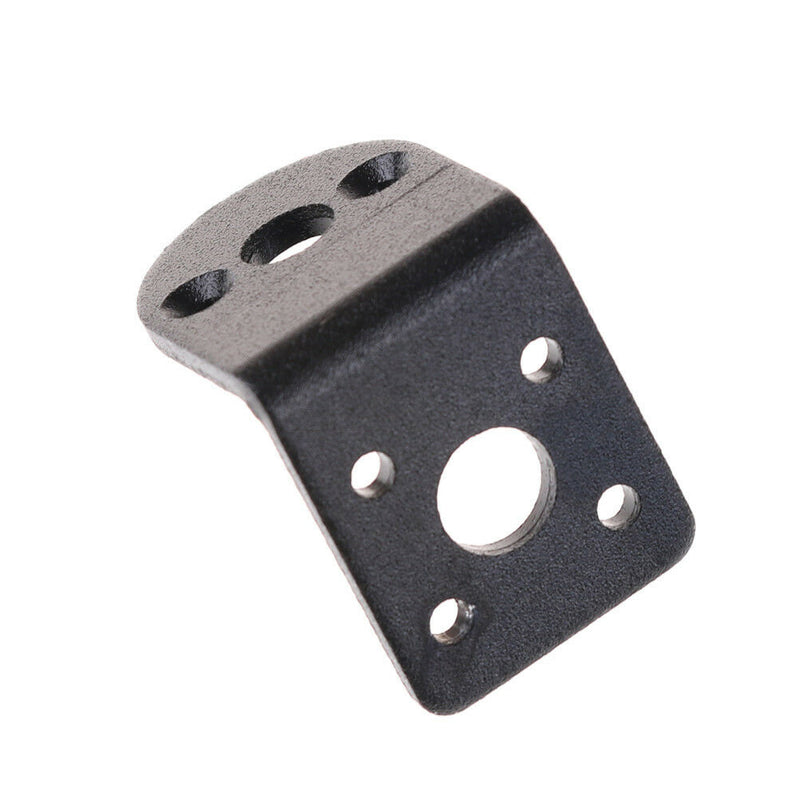 Black Metal L Shaped Mounting Bracket Holder for 25mm Gear Motor -B$ES