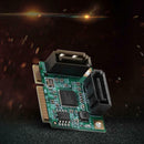 2 Ports Mini PCI-E PCI Express to SATA 3.0 Hard Drive Extension Card