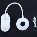 Led Reading Light Clip-On Clamp Bed Table Desk Lamp Contact Sensor Recharge