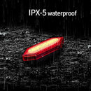 USB Rechargeable COB IPX5 Waterproof Bicycle Tail Rear Light Warning Light