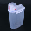 Pet Food Storage Barrels Container Dry Food Dispenser with Measuring Cup