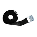 5m 25mm Roof Rack Cam Buckle Lashing Tie Down Strap Rope for Kayak SUP Black
