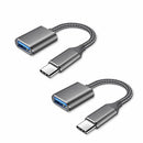 1X(Usb C To Usb Adapter [2 Pack], Usb-C To Usb 3.0 Otg Adapter Type C Male